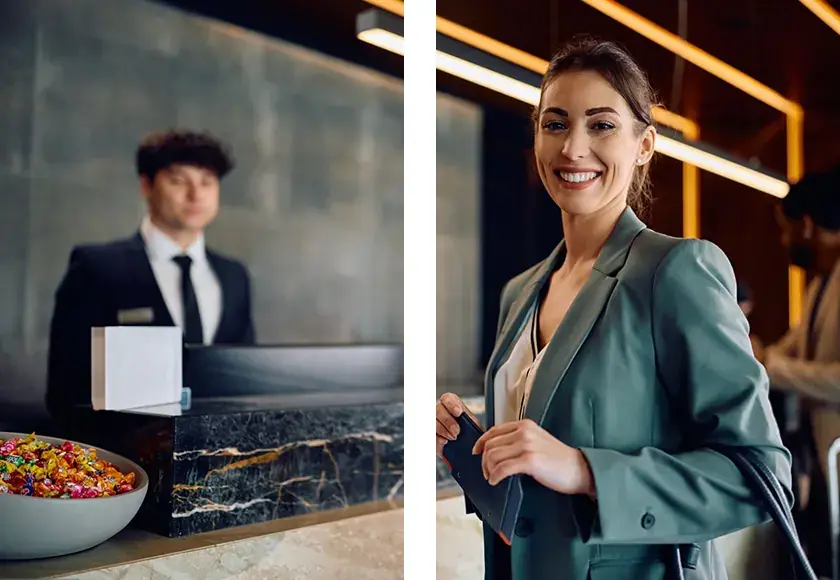 Atención de consultas y reservas en un hotel