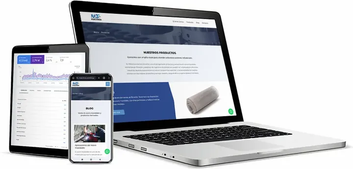 Proyecto para Maccinox, fabricante y distribuidor de productos de acero inoxidable