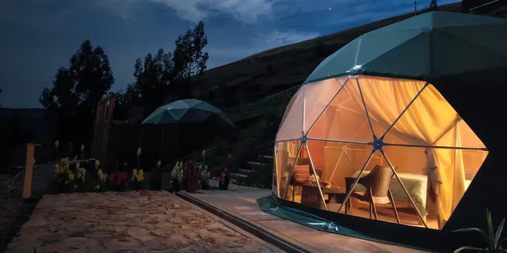 Pacucha Glamping frente a la laguna de Pacucha