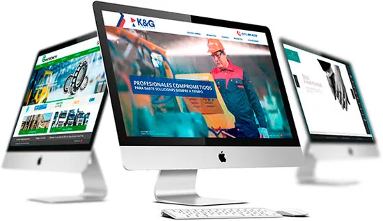 Presentación del servicio de diseño y desarrollo web de MK