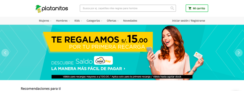 Tiendas virtuales peru platanitos